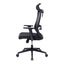 Sillón de Oficina Ejecutivo con Cabecera Ajustable - VERSA ALTUS MAGNI CABECERA - Estructura Aluminio - Mecanismo Reclinable con Bloqueo en Tres Posiciones - AL-2641 - VERSA - NOGAL BEAT - Silla Ejecutiva