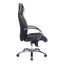 Sillón de Oficina Ejecutivo Respaldo Alto - VERSA ALTUS AVANTI - Estructura Aluminio - Asiento y Respaldo Tapizado en Piel Espuma Pu - AL-250 - VERSA - NOGAL BEAT - Silla Directiva
