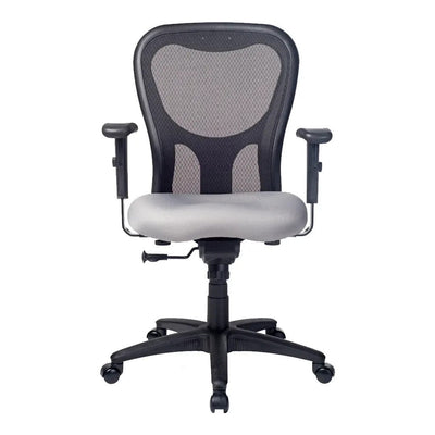 Sillón de Oficina Ejecutivo Respaldo Alto - VERSA ALTUS FREEDOM - Estructura Aluminio - Asiento Tapizado en Tela Pu 60kg/m3 Retardante - AL-321T - VERSA - NOGAL BEAT - Silla Ejecutiva