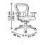 Sillón de Oficina Ejecutivo Respaldo Alto - VERSA ALTUS FREEDOM - Estructura Aluminio - Asiento Tapizado en Tela Pu 60kg/m3 Retardante - AL-321T - VERSA - NOGAL BEAT - Silla Ejecutiva
