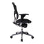 Sillón de Oficina Ejecutivo Respaldo Medio - VERSA ALTUS - Estructura Aluminio - Asiento y Respaldo en Malla con Soporte Lumbar y Miura sin Cabecera - AL-261 - VERSA - NOGAL BEAT - Silla Ejecutiva