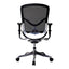 Sillón de Oficina Ejecutivo Respaldo Medio - VERSA ALTUS - Estructura Aluminio - Asiento y Respaldo en Malla con Soporte Lumbar y Miura sin Cabecera - AL-261 - VERSA - NOGAL BEAT - Silla Ejecutiva
