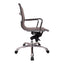 Sillón de Oficina Ejecutivo Respaldo Medio - VERSA ALTUS - Estructura Aluminio - Asiento y Respaldo Tapizado en Pu Negro - AL-652N - VERSA - NOGAL BEAT - Silla Ejecutiva