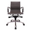Sillón de Oficina Ejecutivo Respaldo Medio - VERSA ALTUS - Estructura Aluminio - Asiento y Respaldo Tapizado en Pu Negro - AL-652N - VERSA - NOGAL BEAT - Silla Ejecutiva