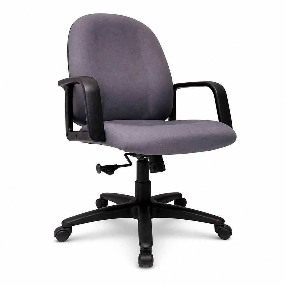 Sillón de Oficina Ejecutivo - VERSA ALTUS KOMFORT - Estructura Aluminio - Asiento y Respaldo Tapizados en Tela Forma Ergonómica - AL-470 - VERSA - NOGAL BEAT - Silla Ejecutiva