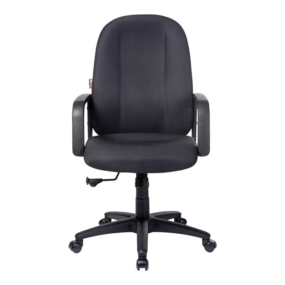 Sillón de Oficina Ejecutivo - VERSA ALTUS KOMFORT - Estructura Aluminio - Asiento y Respaldo Tapizados en Tela Forma Ergonómica - AL-470 - VERSA - NOGAL BEAT - Silla Ejecutiva