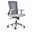 Sillón de Oficina Ejecutivo - VERSA ALTUS LUMINA - Estructura Aluminio - Asiento Tapizado y Respaldo con Soporte Lumbar Ajustable - AL-2630 - VERSA - NOGAL BEAT - Silla Ejecutiva