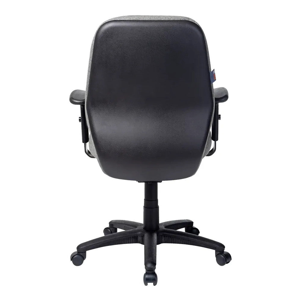 Sillón de Oficina Gerencial Uso Rudo Ergonómico - VERSA ALTUS BARCELONA - Estructura Aluminio - Asiento Tapizado en Tela con Concha Inferior Polipropileno - AL-450 - VERSA - NOGAL BEAT - Silla Directiva