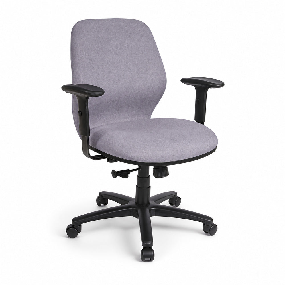 Sillón de Oficina Gerencial Uso Rudo Ergonómico - VERSA ALTUS BARCELONA - Estructura Aluminio - Asiento Tapizado en Tela con Concha Inferior Polipropileno - AL-450 - VERSA - NOGAL BEAT - Silla Directiva