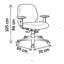 Sillón de Oficina Gerencial Uso Rudo Ergonómico - VERSA ALTUS BARCELONA - Estructura Aluminio - Asiento Tapizado en Tela con Concha Inferior Polipropileno - AL-450 - VERSA - NOGAL BEAT - Silla Directiva