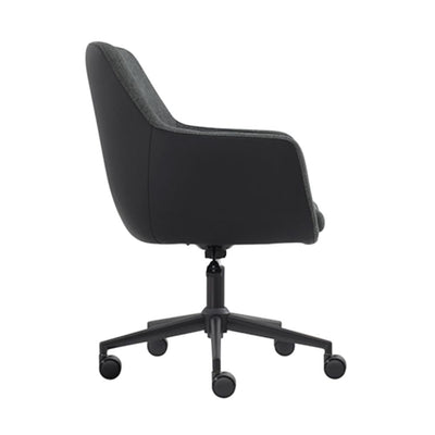 Sillón de Oficina Secretarial - OFFIHO TRIPOLI OHE - 2005 - Negro - Vinil y Tela - OHE - 2005negro - OFFIHO - NOGAL BEAT - Silla de oficina