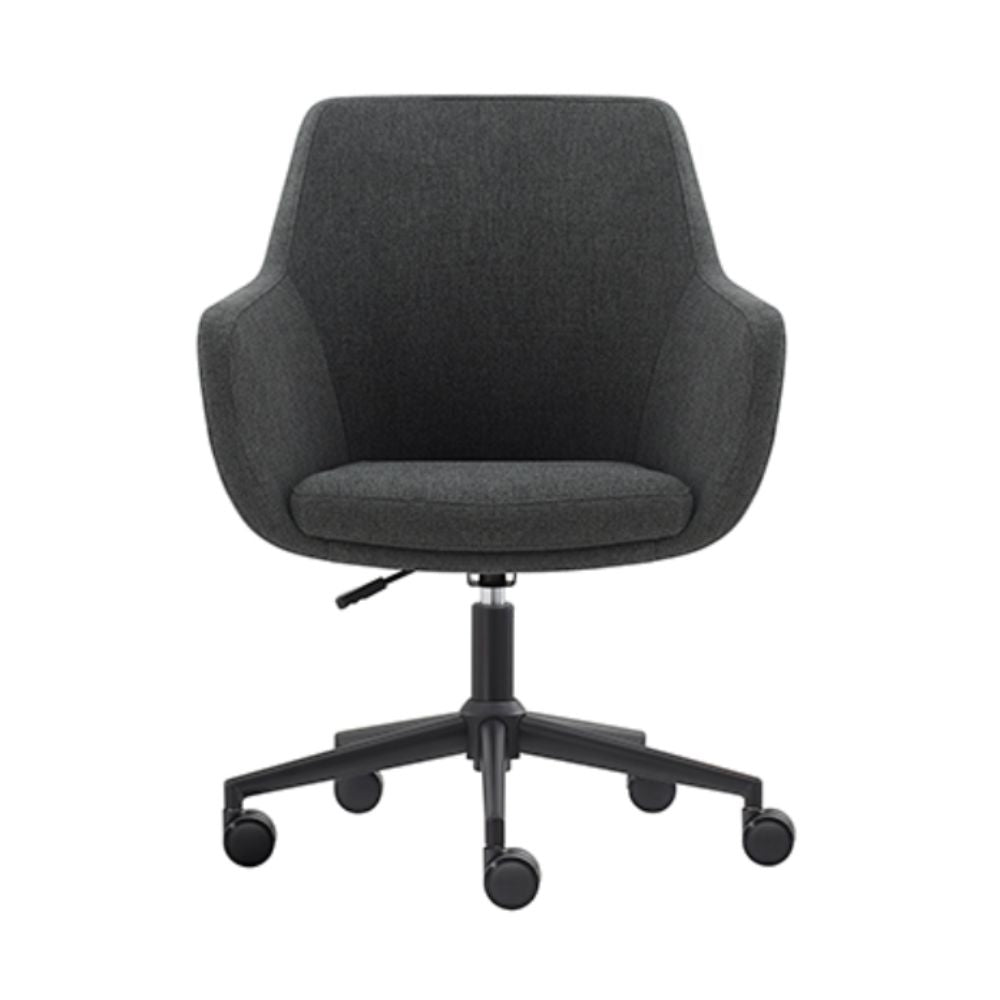 Sillón de Oficina Secretarial - OFFIHO TRIPOLI OHE - 2005 - Negro - Vinil y Tela - OHE - 2005negro - OFFIHO - NOGAL BEAT - Silla de oficina