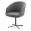 Sillón de recepción 1 plaza LABENZE GALA con respaldo curvo y descansabrazos, tapizado.