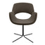 Sillón de Recepción 1 Plaza - LABENZE KIRA - Varios Colores - Tapizado con Respaldo y Descansabrazos - 155-19010-NGO GRADO 0 - Labenze - NOGAL BEAT - Sillón Ocasional