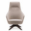 Sillón de recepción 1 plaza Labenze Nora tapizado con respaldo alto y descansabrazos