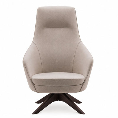 Sillón de recepción 1 plaza Labenze Nora tapizado con respaldo alto y descansabrazos