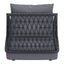 Sillón de Terraza para Áreas de Estar - ZUO MEKAN - Gris - Asiento y Respaldo Tapizados con Tela para Exterior - 704024 - Zuo - NOGAL BEAT - Sofá de Terraza
