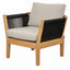 Sillón de Terraza para Cafetería - NOGAL BEAT ROMYTA - Varios Colores - Teca y Polyrattan - SILLÓN ROMYTA Negro - CAMCO - NOGAL BEAT - Sofá de Terraza