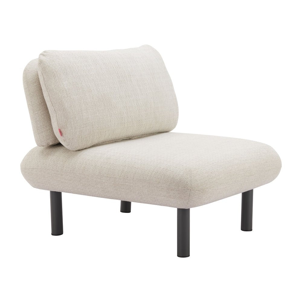 Sillón de Terraza para Hotel - ZUO APERTO - Beige - Asiento y Respaldo Tapizados con Tela para Exterior - 704122 - Zuo - NOGAL BEAT - Sofá de Terraza