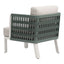 Sillón de Terraza para Spa - ZUO BRIDGEHAMPTON - Blanco - Asiento y Respaldo Tapizados con Tela para Exterior - 704044 - Zuo - NOGAL BEAT - Sofá de Terraza