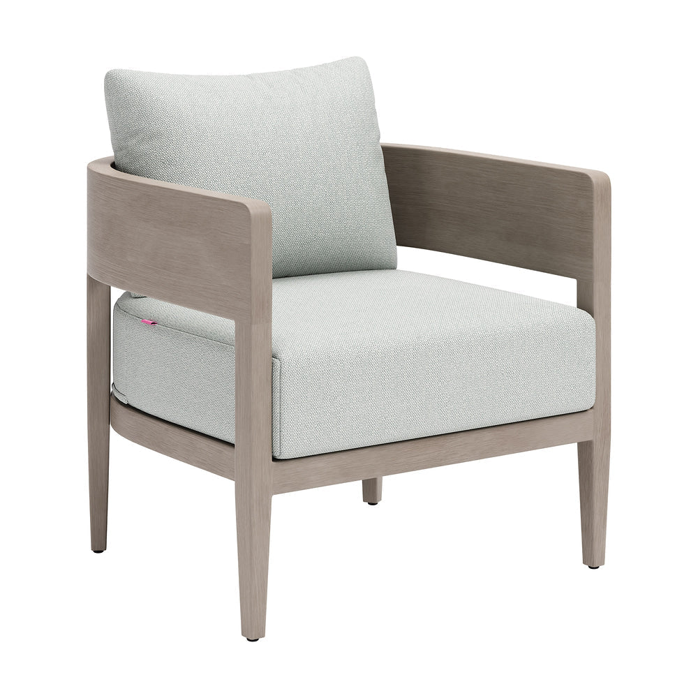 Sillón de Terraza para Spa - ZUO FORET - Verde - Asiento y Respaldo Tapizados con Tela para Exterior - 704286 - Zuo - NOGAL BEAT - Sofá de Terraza