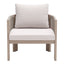 Sillón de Terraza para Spa - ZUO REBEL - Beige - Asiento y Respaldo Tapizados con Tela para Exterior - 704022 - Zuo - NOGAL BEAT - Sofá de Terraza