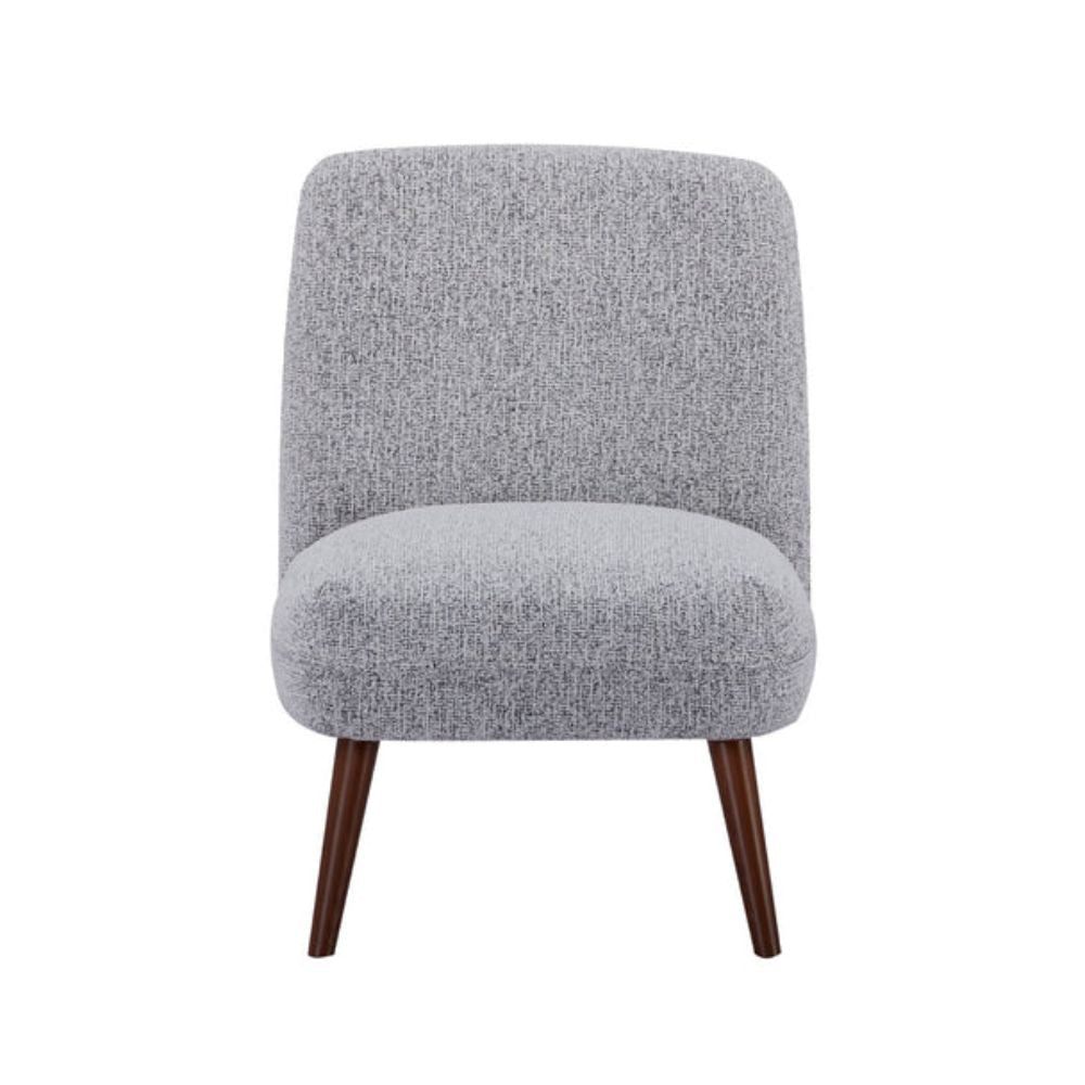 Sillón ocasional KINGSTRONG RIETI gris individual, asiento y respaldo tapizados.