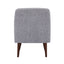 Sillón ocasional KINGSTRONG RIETI gris individual, asiento y respaldo tapizados.