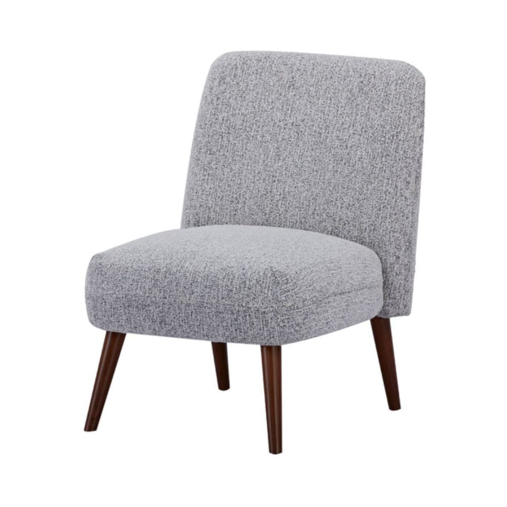 Sillón ocasional KINGSTRONG RIETI gris individual, asiento y respaldo tapizados.