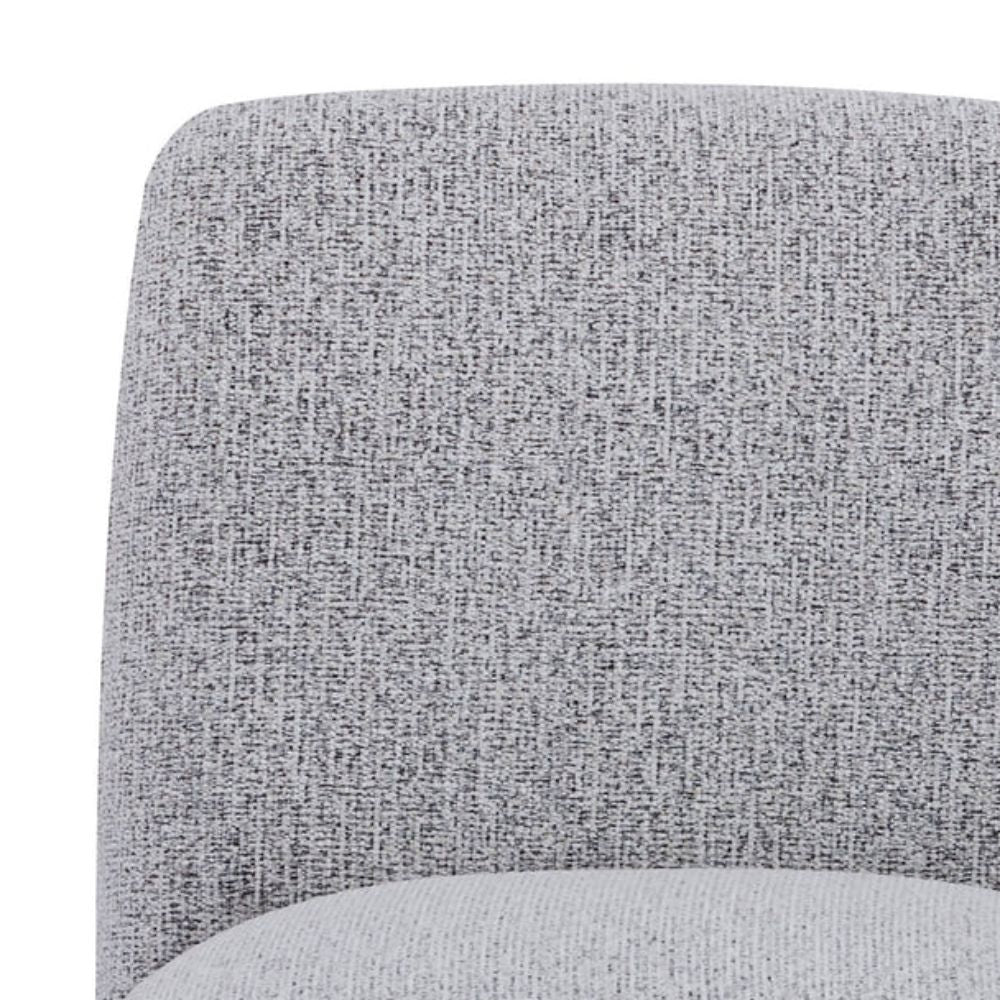 Sillón ocasional KINGSTRONG RIETI gris individual, asiento y respaldo tapizados.