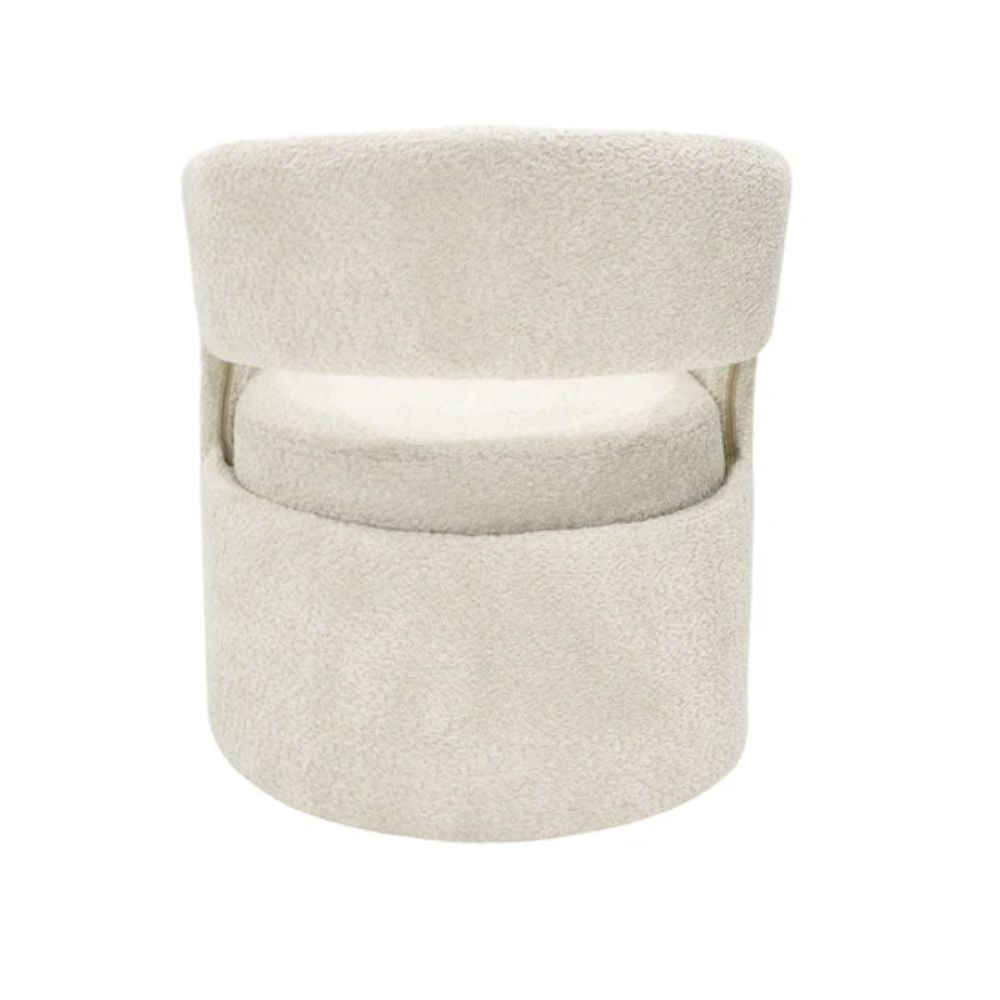 Sillón Kingstrong Ponza ocasional tapizado en café o gris para áreas de espera