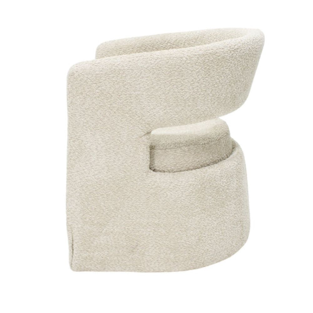 Sillón Kingstrong Ponza ocasional tapizado en café o gris para áreas de espera