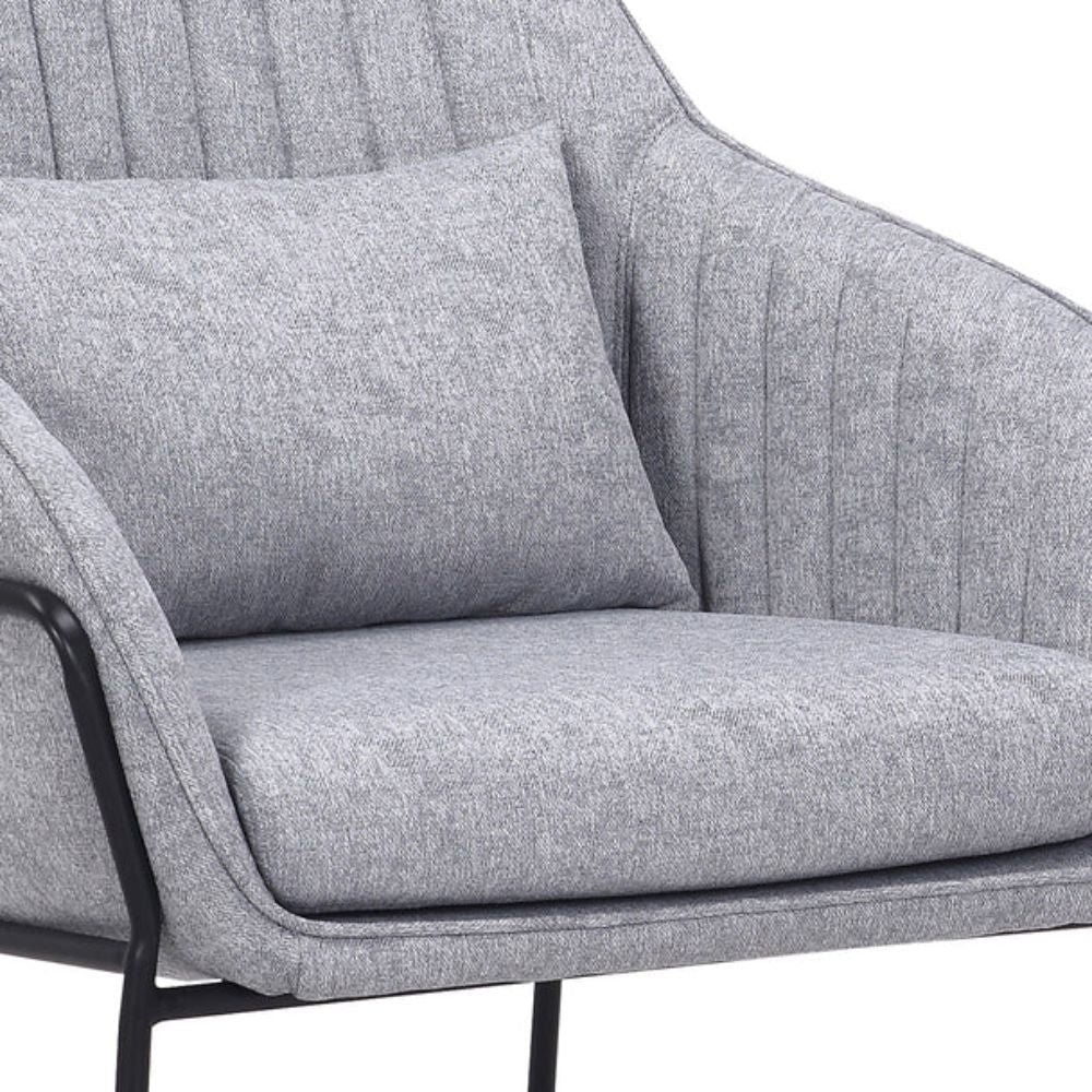 Sillón ocasional Kingstrong Burano tapizado en asiento y respaldo para salas VIP