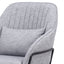 Sillón ocasional Kingstrong Burano tapizado en asiento y respaldo para salas VIP