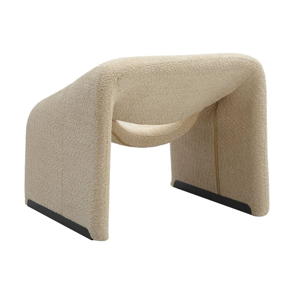 Sillón ocasional Kingstrong Bella tapizado de diseño versátil con asiento y respaldo acojinados