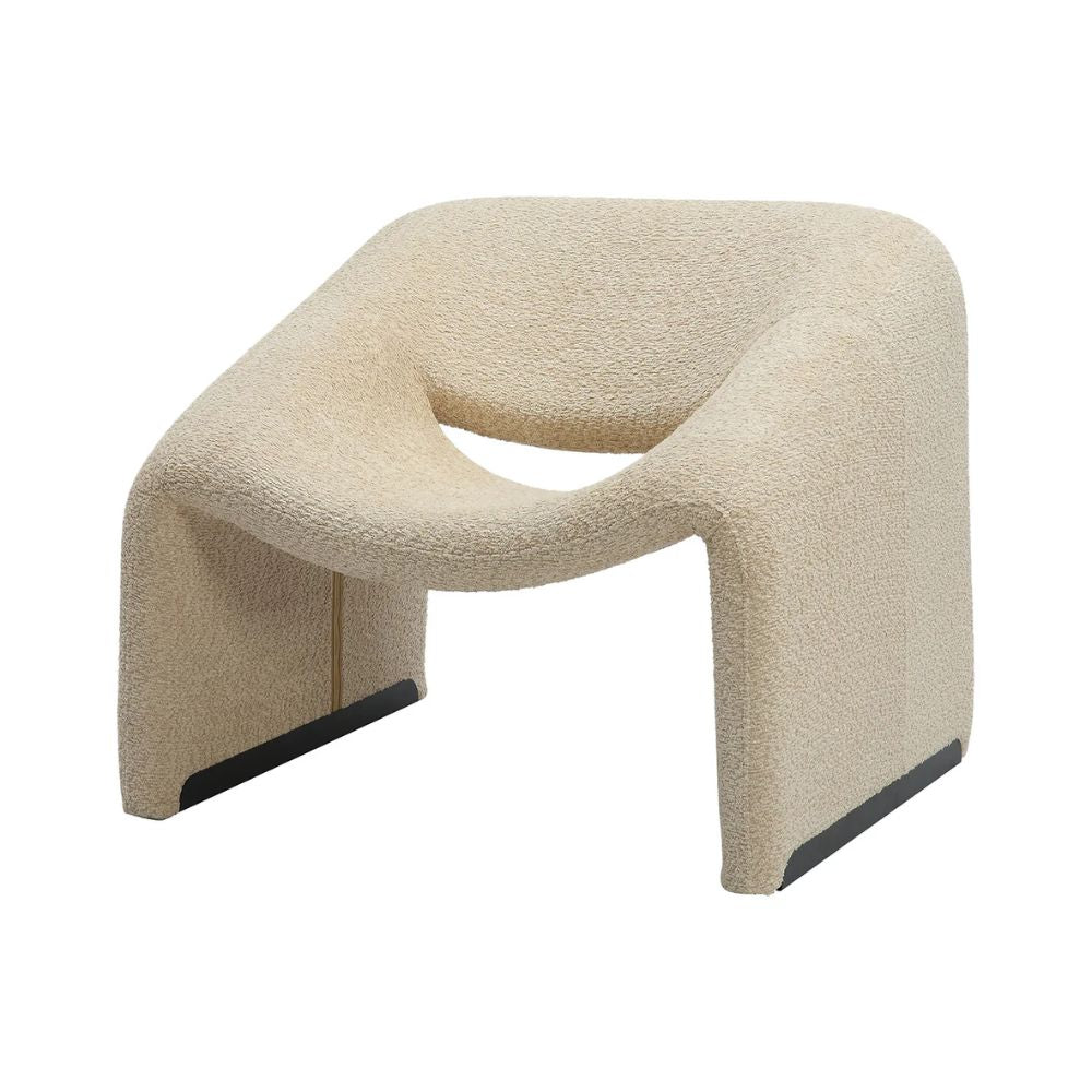 Sillón ocasional Kingstrong Bella tapizado de diseño versátil con asiento y respaldo acojinados