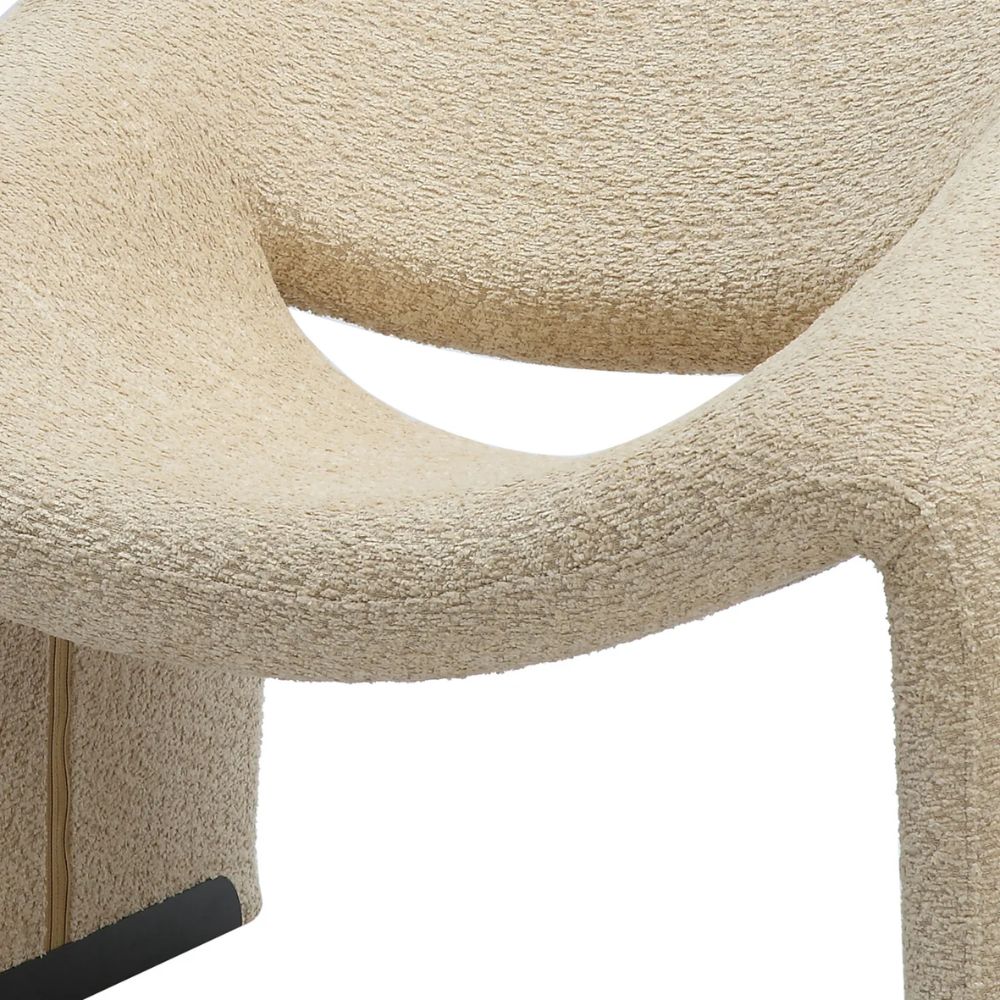 Sillón ocasional Kingstrong Bella tapizado de diseño versátil con asiento y respaldo acojinados