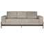 Sillón para área de espera 3 plazas Albar Argos tapizado con base tubular metálica