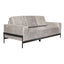 Sillón para área de espera 3 plazas Albar Argos tapizado con base tubular metálica