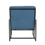Silla ocasional Albar Oslo con estructura de madera de pino, base tubular cuadrada y tapiz de hule espuma
