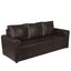 Sillón Albar Parma 3 plazas tapizado con costura decorativa y estructura de madera de pino