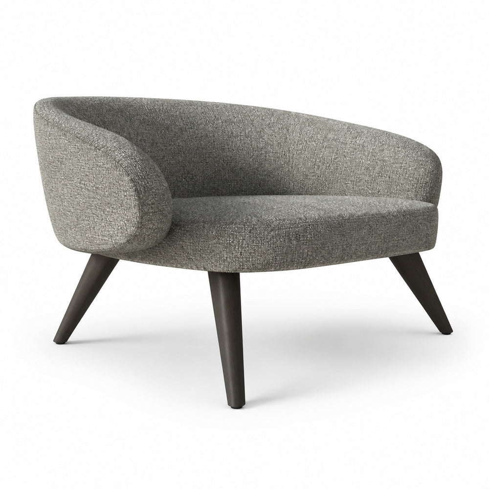 Sillón Ocasional Lounge para Recepción - VERSA OFFSET - Varios Colores - Tapizado con Espuma de Alta Densidad y Base Metálica en Pintura Epóxica - AL-3043 - VERSA - NOGAL BEAT - Sillón Ocasional