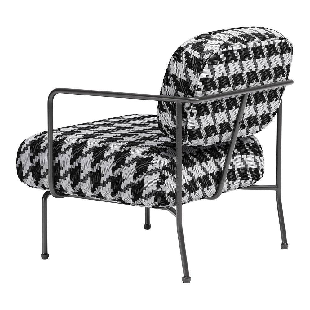 Sillón Ocasional para Área de Descanso - ZUO ULET - Multicolor - Asiento y Respaldo Tapizados en Tejido Texturizado - 110206 - Zuo - NOGAL BEAT - Sillón Ocasional