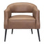 Sillón Ocasional para Consultorio - ZUO BERKELEY - Varios Colores - Asiento y Respaldo Tapizados en Piel Sintética - 109051 - Zuo - NOGAL BEAT - Sillón Ocasional