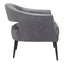 Sillón Ocasional para Consultorio - ZUO BERKELEY - Varios Colores - Asiento y Respaldo Tapizados en Piel Sintética - 109052 - Zuo - NOGAL BEAT - Sillón Ocasional