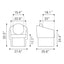 Sillón Ocasional para Consultorio - ZUO OLYA - Gris Trufa - Asiento y Respaldo Tapizados - 110014 - Zuo - NOGAL BEAT - Sillón Ocasional
