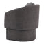 Sillón Ocasional para Consultorio - ZUO OLYA - Gris Trufa - Asiento y Respaldo Tapizados - 110014 - Zuo - NOGAL BEAT - Sillón Ocasional