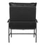 Sillón Ocasional para Coworking - ZUO HALAUS - Negro - Asiento y Respaldo Tapizados en Piel Sintética - 110204 - Zuo - NOGAL BEAT - Sillón Ocasional