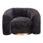 Sillón Ocasional para Lobby de Hotel - ZUO HAVN - Negro - Asiento y Respaldo Tapizados en Tejido Texturizado - 110006 - Zuo - NOGAL BEAT - Sillón Ocasional