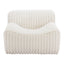 Sillón Ocasional para Recepción - ZUO OSTERBRO - Crema - Asiento y Respaldo Tapizados - 110278 - Zuo - NOGAL BEAT - Sillón Ocasional